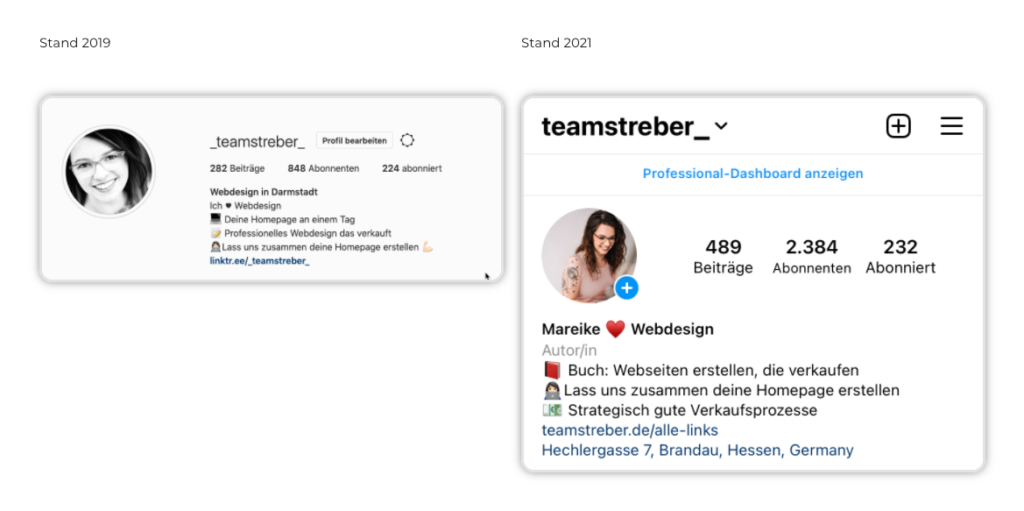 Über mich Text in 2023: Die XXL-Anleitung zum Abschreiben, die dir zahlende Kunden bringt 2021 08 20 13 06 56 1024x511