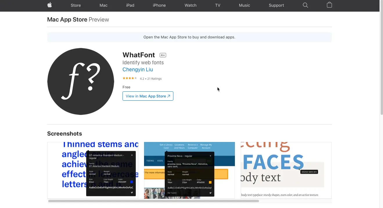 Safar-Browser-Erweiterung-What-Font
