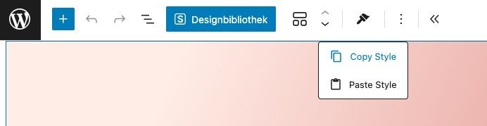 Gutenberg Spectra Copy Paste Style