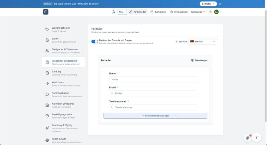 Calendly Alternative: meetergo - DSGVO konform mit AI, Video-Plattform und Multi-Step-Formsdas Image 82 21 1024x556