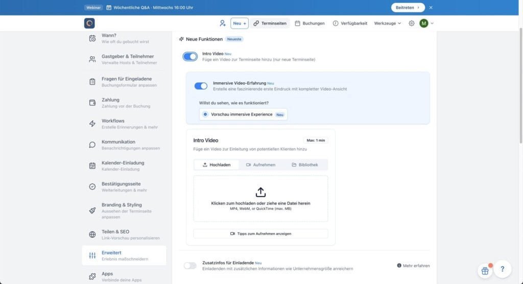 Calendly Alternative: meetergo - DSGVO konform mit AI, Video-Plattform und Multi-Step-Formsdas Image 82 32 1024x556